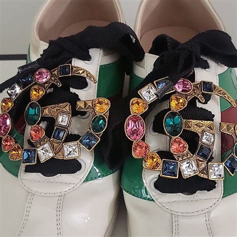 gem jewels gucci|Gucci jewel sneakers.